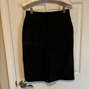 Real Suede Skirt